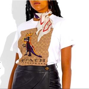 NWT Coach x Jean-Michael Basquiat Dino♦️ scarf